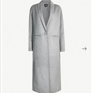 COPY - Maje Galaxy long line wool-blend coat